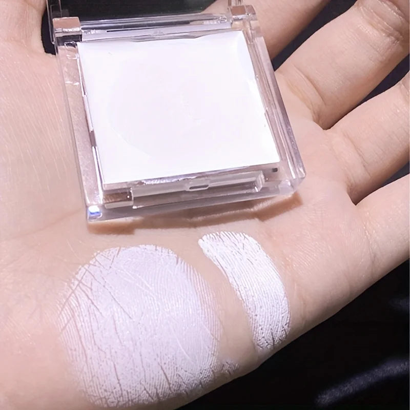 White Foundation Cream,Full Coverage Long-Lasting Cream Formula,Halloween Cosplay Mardi Gras Carnival Makeup,Buildable Coverage