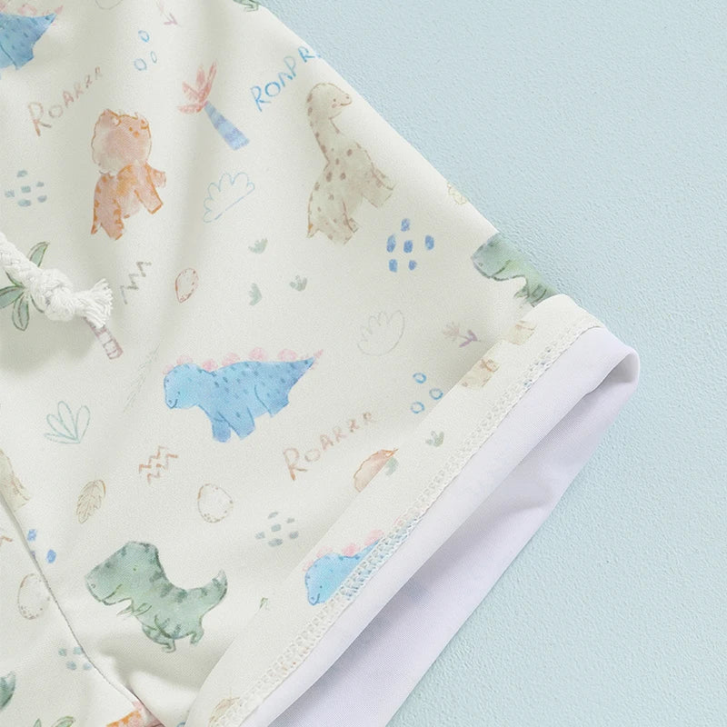 Toddler Baby Boy Swim Trunks Dinosaur Beach Shorts Swimming Shorts Swimsuit Swimwear Bathing Suits Board Shorts