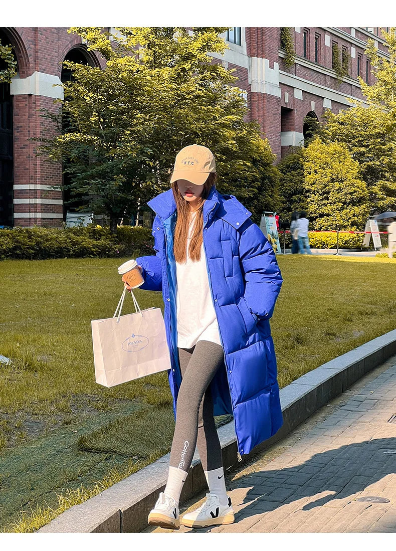 Winter Women's Cold Coat Parkas Hooded Long Padded Jacket Jacket Plus Size Super Hot Coat Cheap Wholesale Snow Outercoat Korean