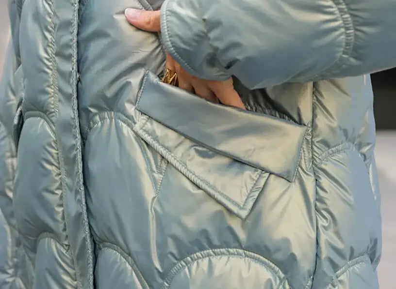 Warm Winter on Sale Down Coats for Women Short Luxury Outdoor Parkas Woman Clothes Youthful Offers Thick Lined 2025 Hot Jackets