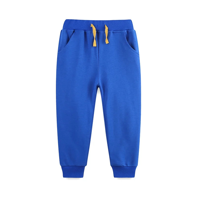 Jumping meters  New Arrival Children Sweatpants for Autumn Spring Plain Boys Girls Long Pants Fashion Sport Kids Trousers