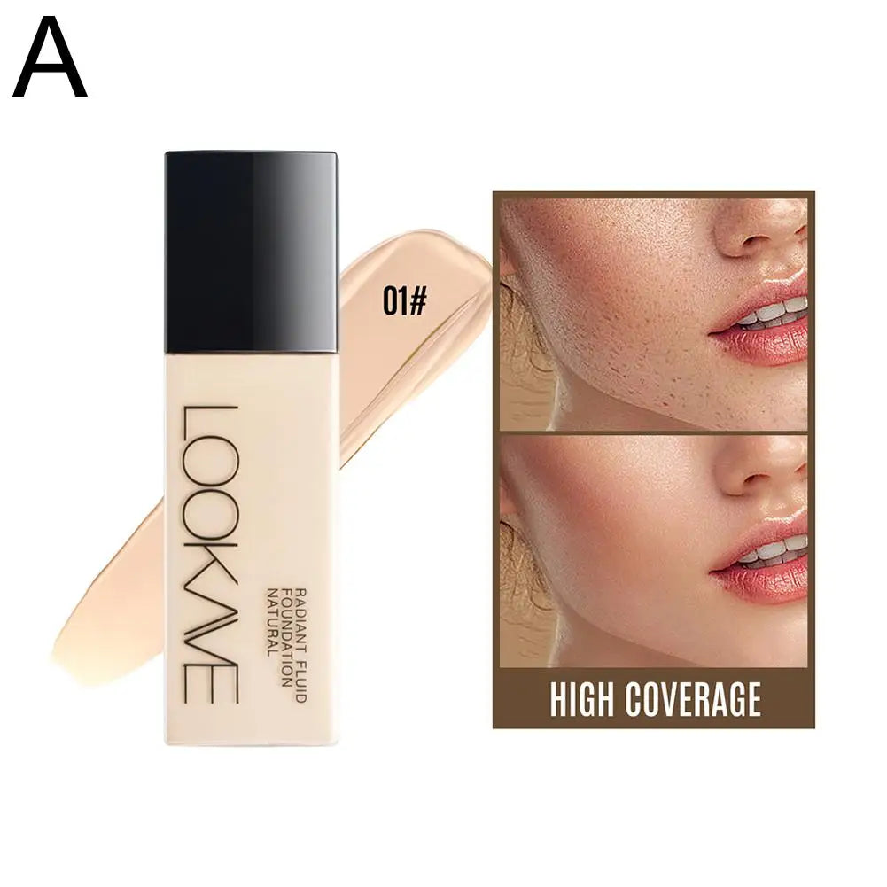 Concealer Waterproof Liquid Foundation For A Long Time Non-Irritating Natural & Even Matte Finish Perfect Nude Makeup
