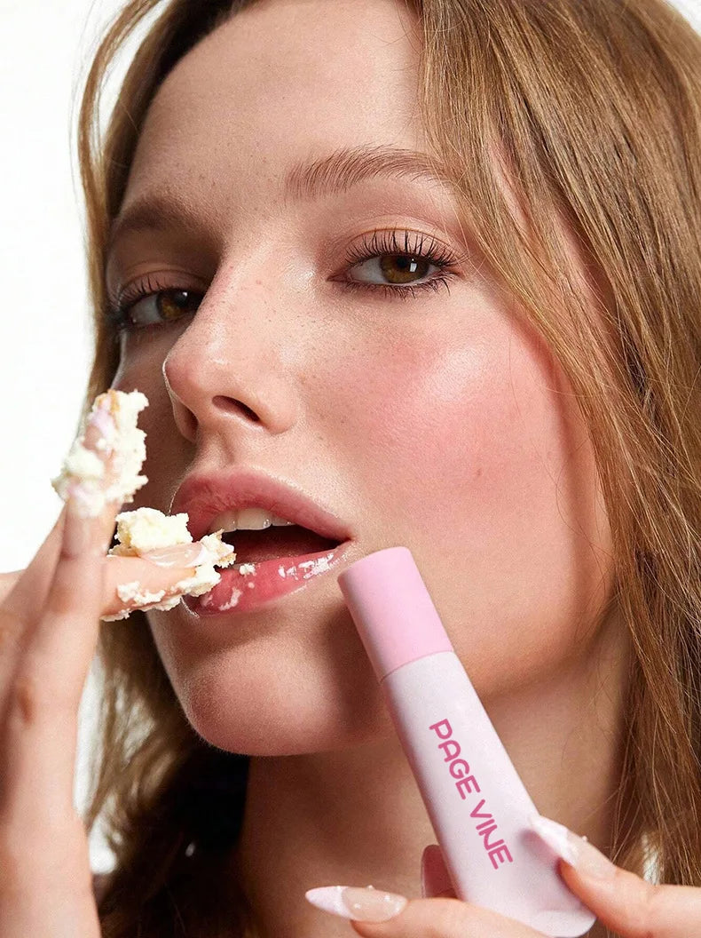 Lip Oil Set 4 Supports Long Lasting Nourishing and Moisturizing Mirror Doe Lips Anti-Dry Chapped Lipstick Set