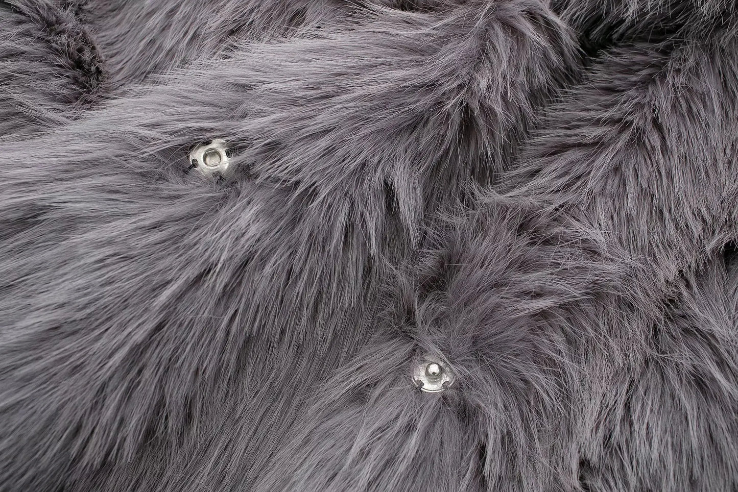 HH 2025 Winter Coats For Women Fashion New Faux Fur Long Sleeves Loose Coat Female Versatile High Street Women's Cardigan