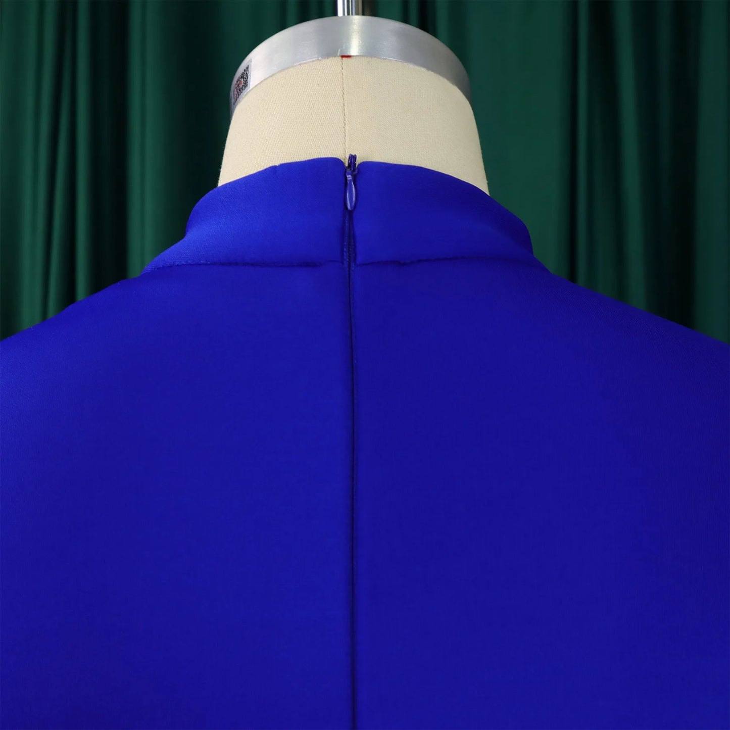 Elegant Party Dresses for Woman 2024 Luxury Bow Collar Short Sleeve High Waisted A Line Pleated Ankle Length Birthday Party Robe