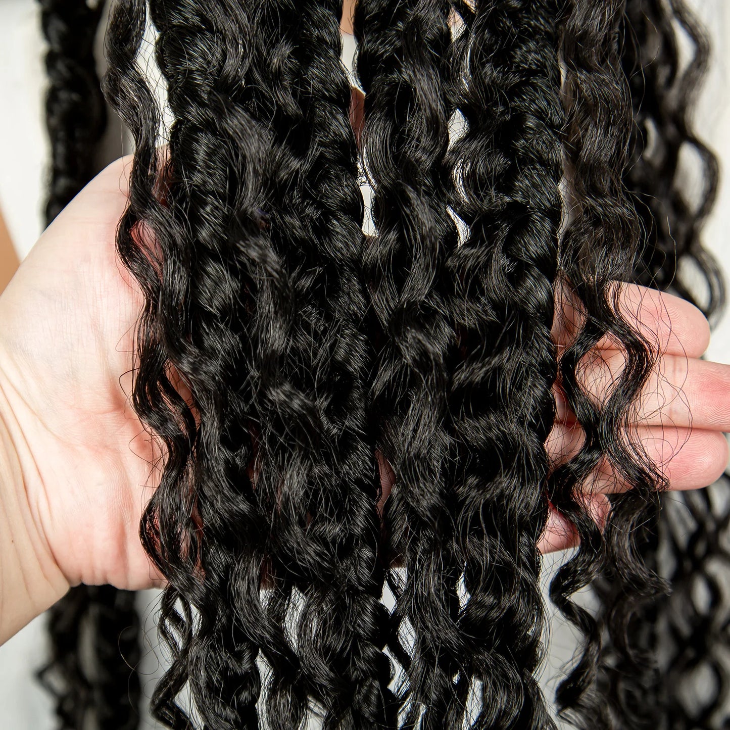 Cornrow Braided Wigs with Curly Ends Knotless Lace Frontal Braids Wig Synthetic Full Lace Braided Wigs with Baby Hair for Women