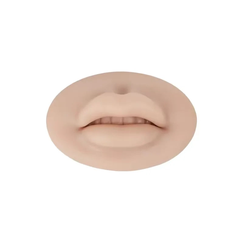 5D Silicone Tattoo Practice Fake Lips Silicone Realistic Lips Practice Module For Microblading Semi Permanent Make Up Supplies