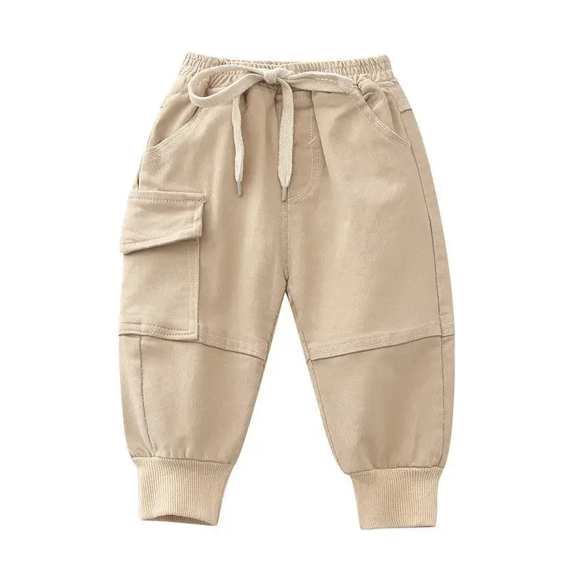 New Cargo Pants for 2-6 Years Old Solid Boys Casual Sport Pants Enfant Garcon Kids Children Trousers 2-8Years Clothes