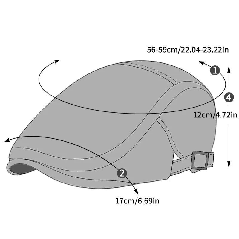 Retro Newsboy Caps Men British Painters Hats Autumn Winter Berets Herringbone Grid with Red Line Flat Cap Hip Hop Berets