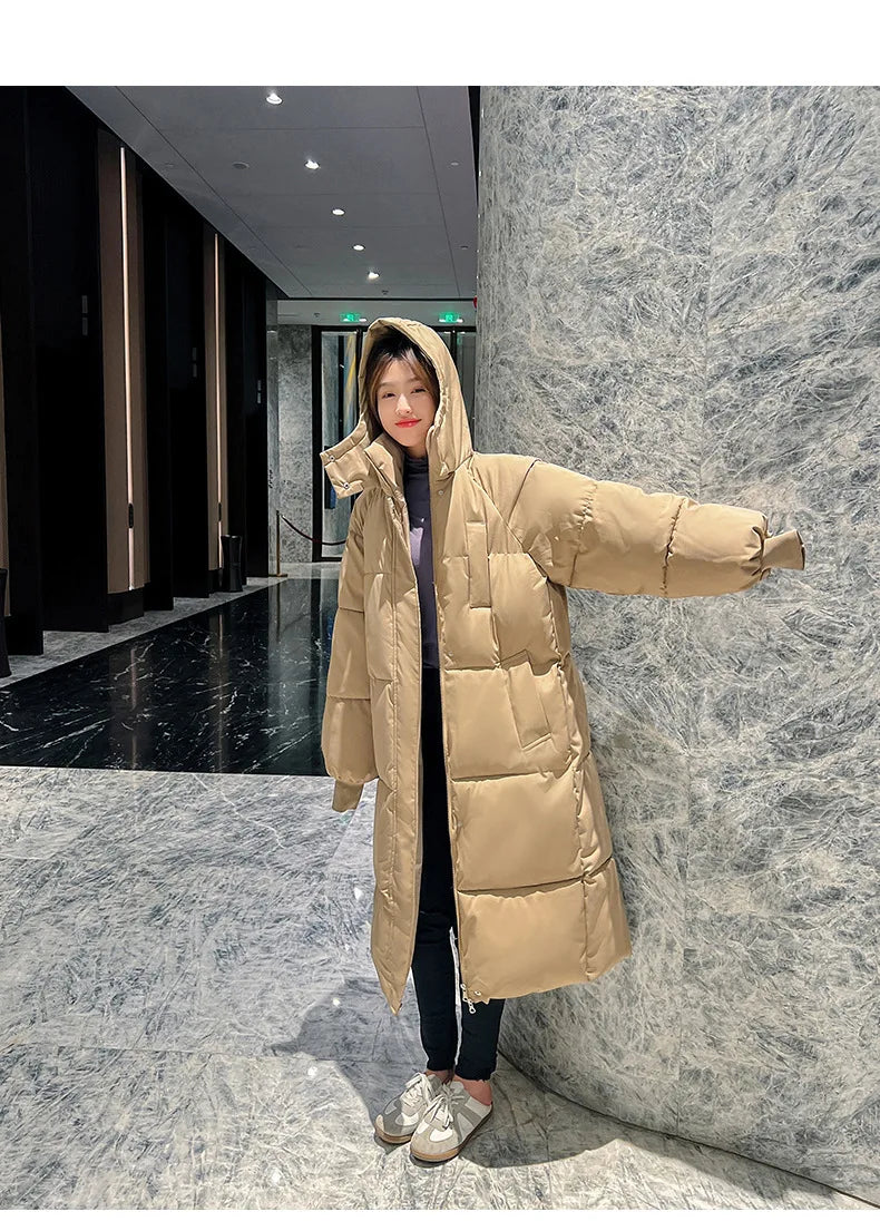 Winter Women's Cold Coat Parkas Hooded Long Padded Jacket Jacket Plus Size Super Hot Coat Cheap Wholesale Snow Outercoat Korean