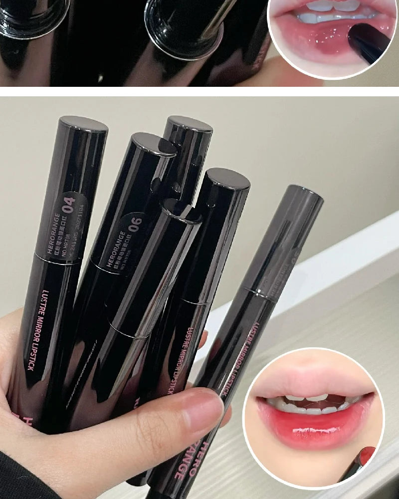 Mirror Lipstick Has A Smooth Texture Rich Color And Film Forming That Won't Dry Out Or Get Stuck Moisturizing And Pouty Lips