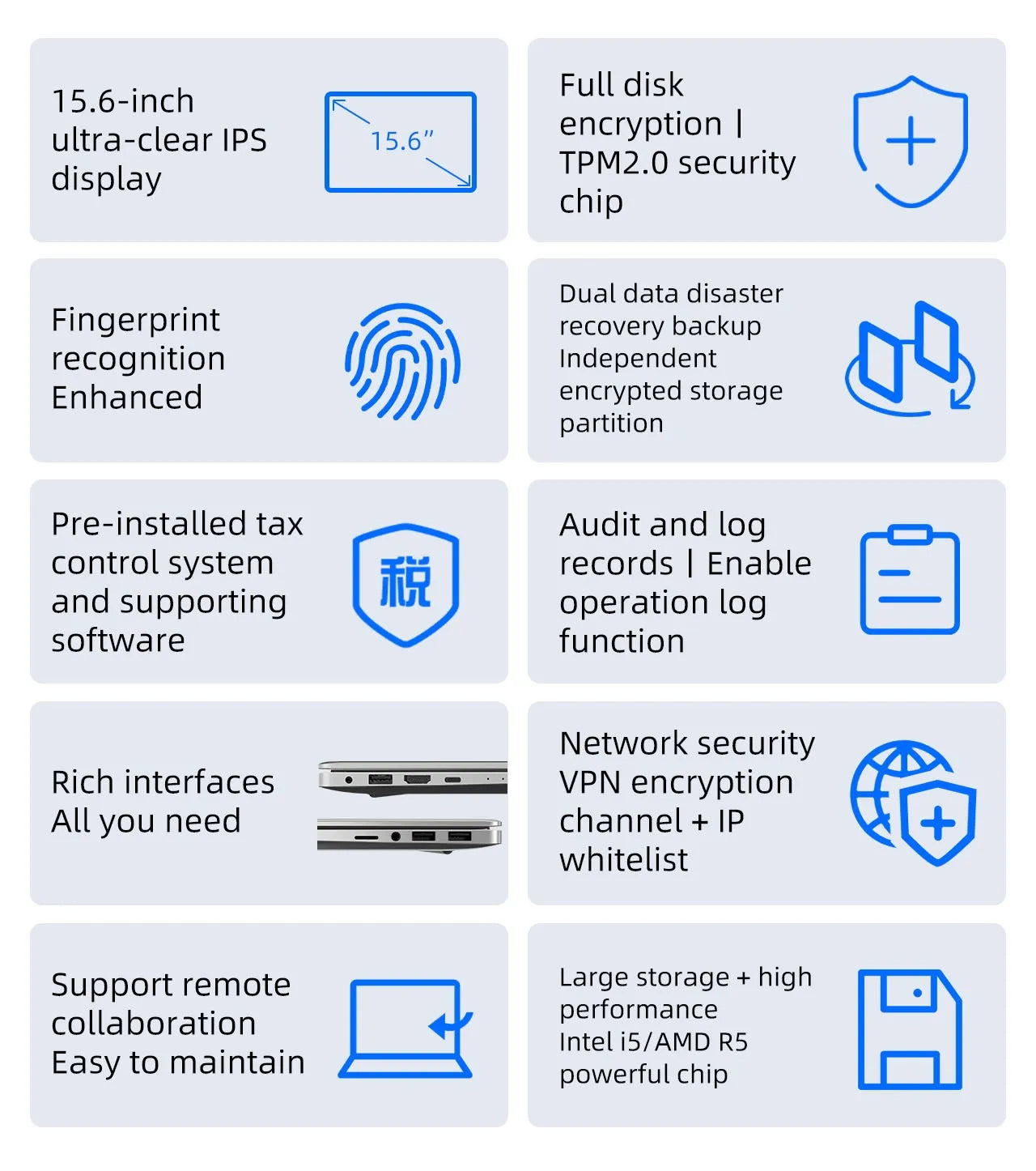 Markut 15.6 Inch Laptop Intel Core i5-1135G7 Portable FHD Screen Notebook 16/ 32GB RAM 512GB/ 1TB/ 2TB SSD - German Keyboard