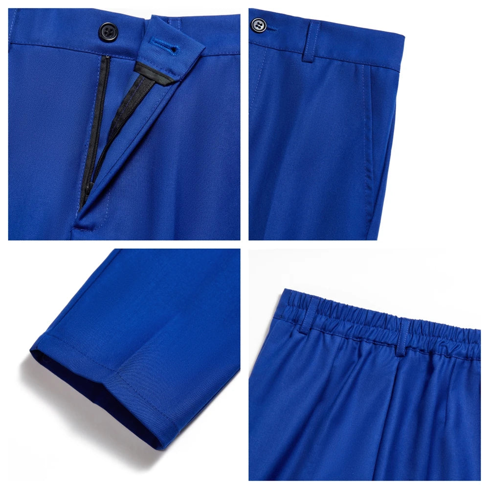 Jacquard Suit for Kids 3-14 Yrs, Wedding Suit for Boys, Pasilsey 4-Pieces Suit Set Children Communion Tuxedo Formal Suits