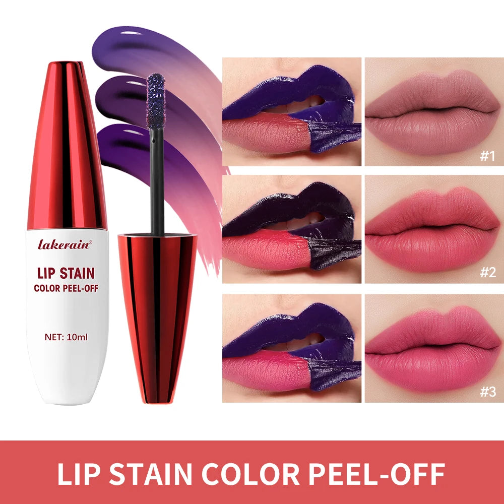 Lip Stain Peel Off 24 Hours Water Resistant Lipsticks Makeup Liquid Lipstick Matte Lipstick for Lips Stick Free Shipping Ink