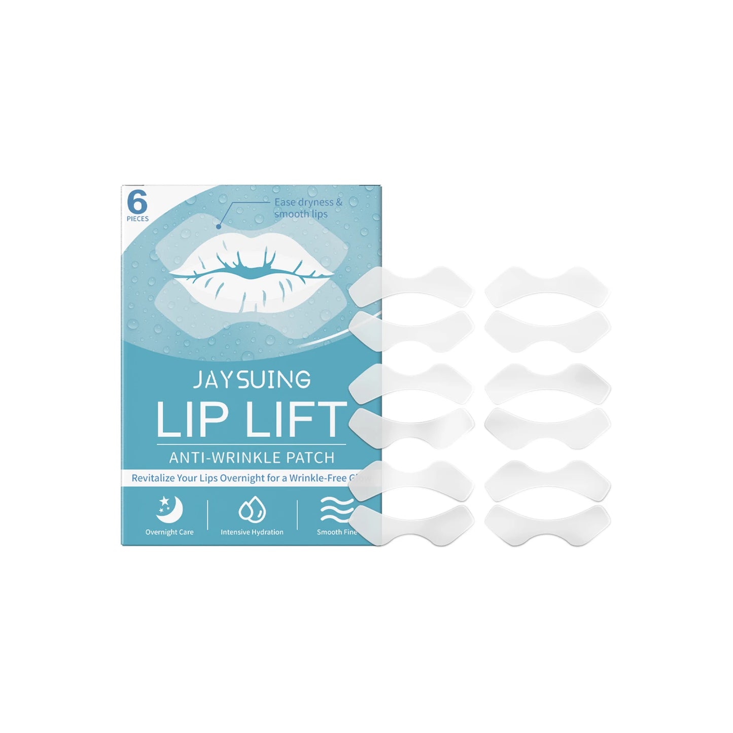 Anti Wrinkle Stickers for Lip Moisturizes Smooth Lifting Skin Fade Fine Lines Enhance Elasticity Improve Sagging Smile Lip Patch
