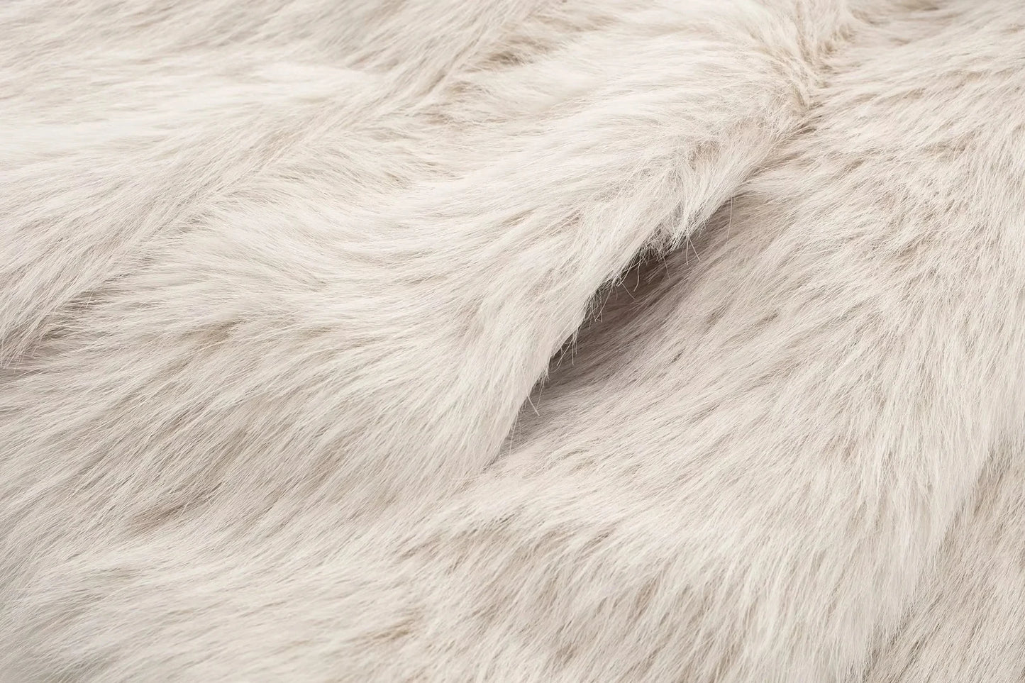 HH 2025 Winter Coats For Women Fashion New Faux Fur Long Sleeves Loose Coat Female Versatile High Street Women's Cardigan