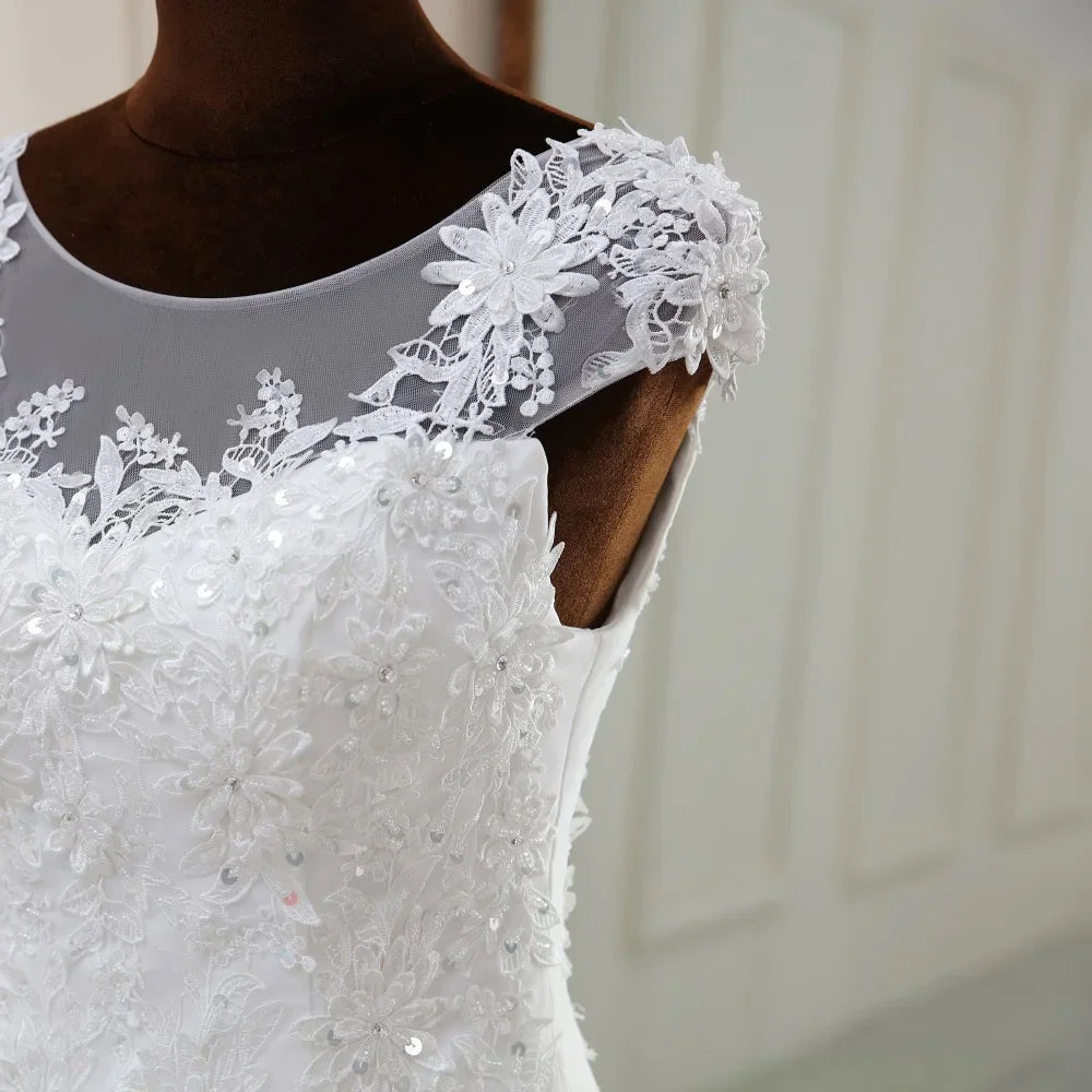 Customized Real photo Real video Elegant mermaid wedding dress marriage dress robe de mariee vestidos de novia sereia