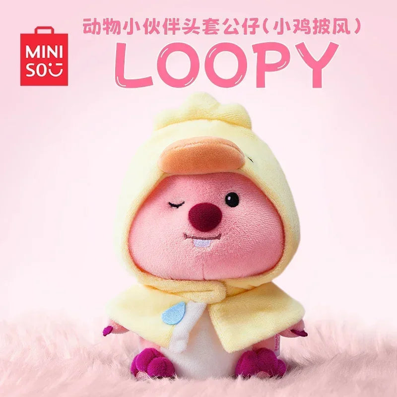 MINISO  LOOPY Series Doll Toys Children's Love Plush Doll Surprise Holiday Anniversary Room Decorations Pendant Ornament Gift