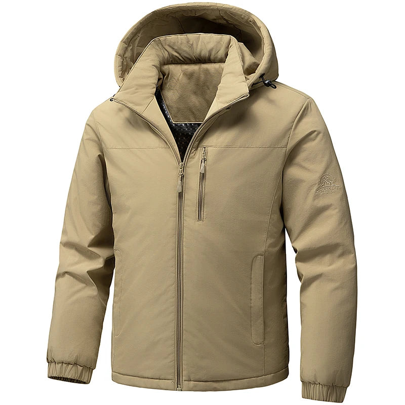 Winter Padded Workwear Jacket Men New Hot Cotton Puffer Jackets Men's Hooded Jacket Men's Cotton Parkas Men's Autumn Winter Coat