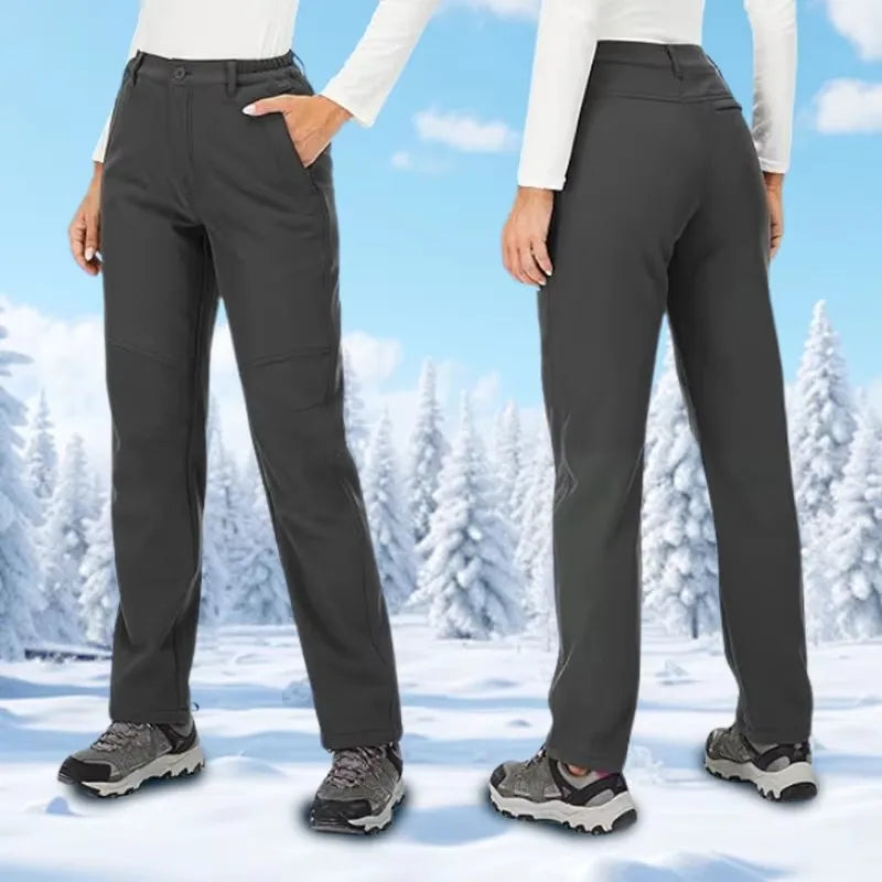 Women Winter Pants Are Warm, Waterproof, Windproof, Camping, Outdoor Travel, Mountain Climbing, Cycling, Sports Pants