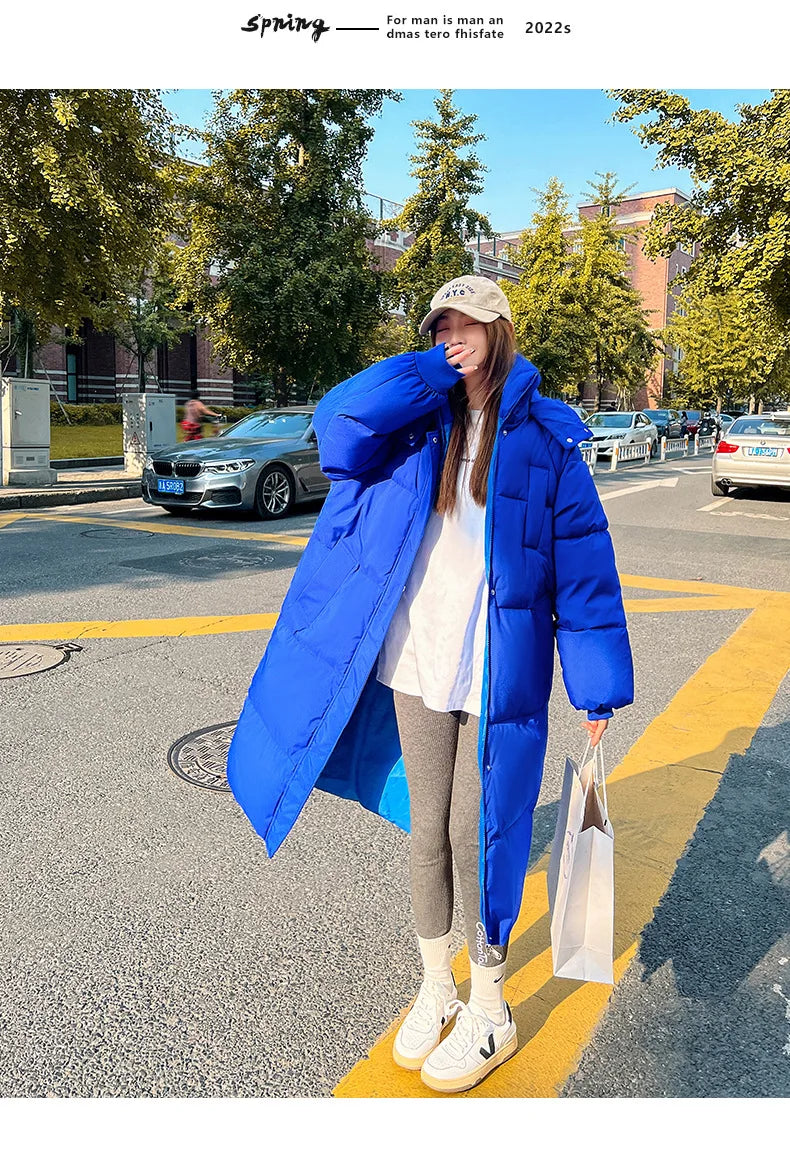 Winter Women's Cold Coat Parkas Hooded Long Padded Jacket Jacket Plus Size Super Hot Coat Cheap Wholesale Snow Outercoat Korean