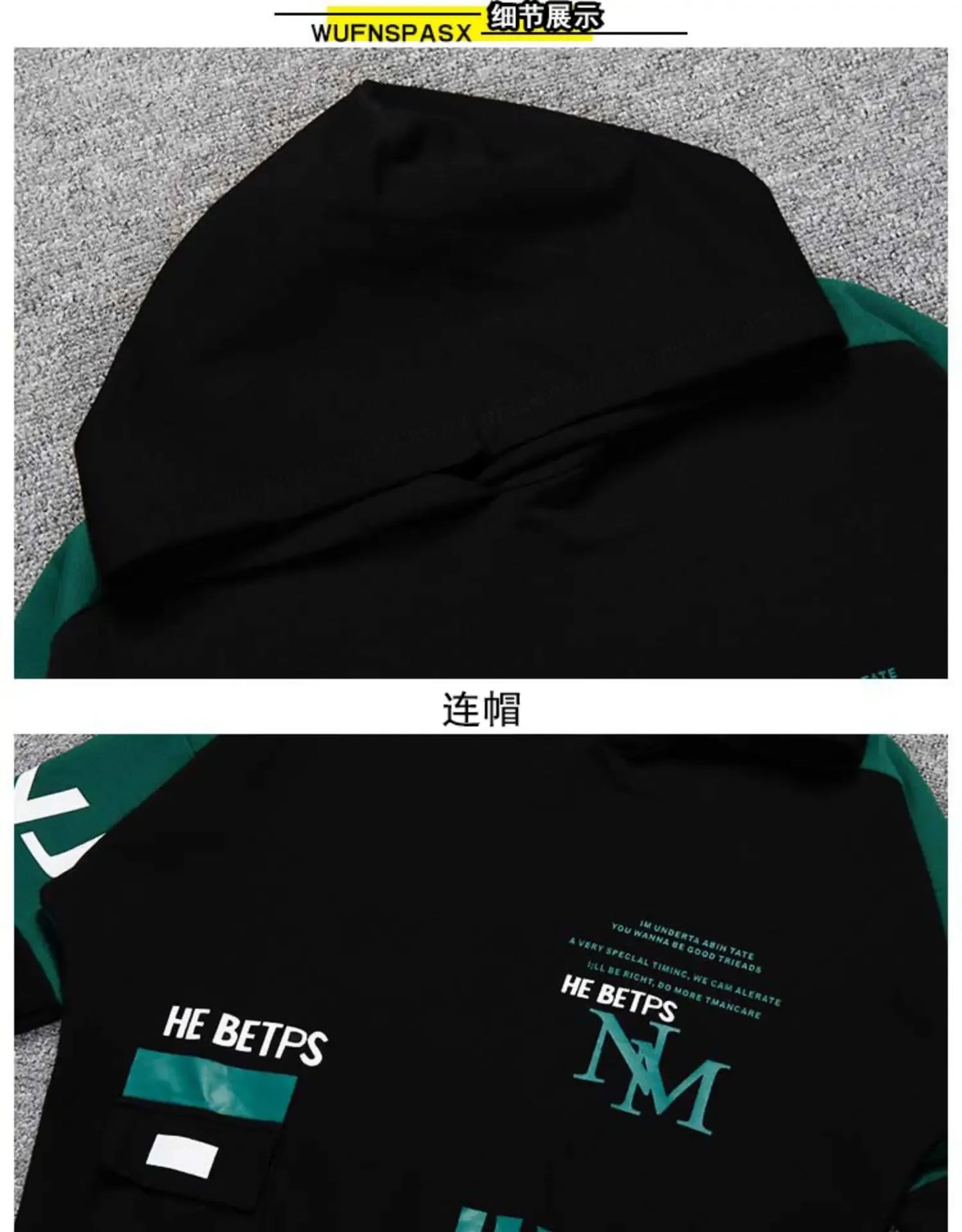 2025 spring autumn children Boy Clothes Teenager tracksuit letters Hooded Top Shirts Sweatshirt + Ankle-tie Pant 5 10 11 12 year