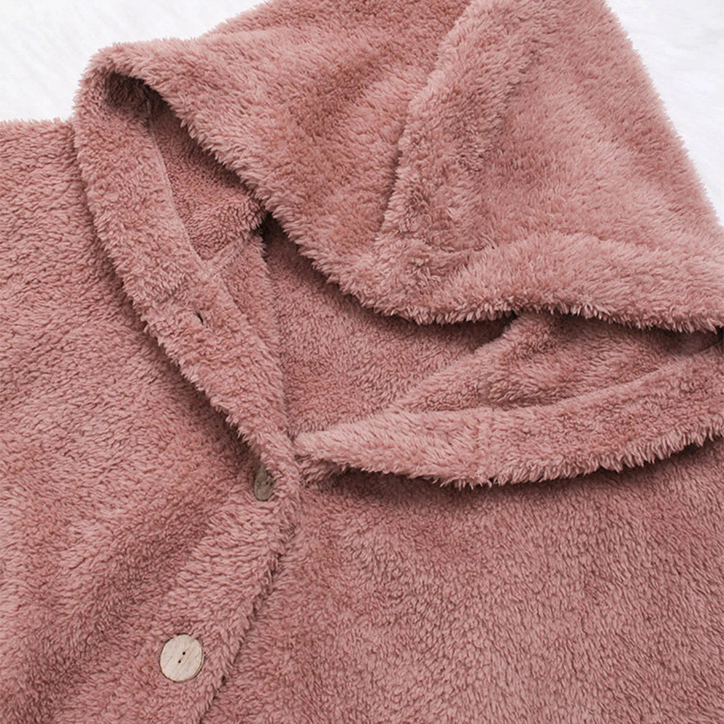 Autumn Winter Coat Women Warm Coat Wool Jacket Female Plush Coat Hooded Jacket New Women's Coats Solid Color Jacket