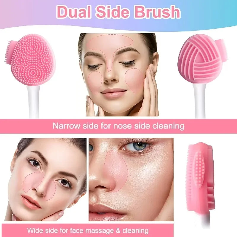 9-piece beauty makeup set, makeup kit, including a four-piece headband set, face wash and massage tools, etc.