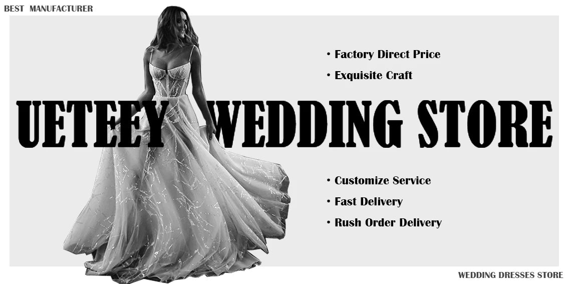 UETEEY Customized V Neck Off Shoulder Puff Sleeves Crepe A Line Mini Wedding Dress Pleats Zipper Back Above Knee Bridal Gown