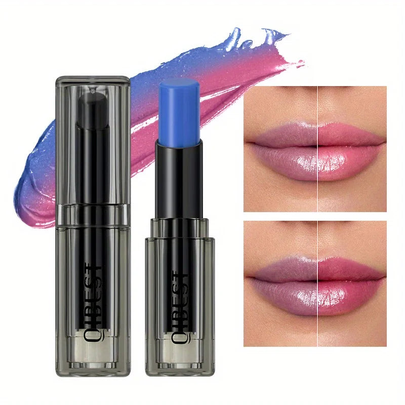 2Pcs/Set Magic Color Shift，Self-Adjusting Lipstick for Effortlessly Vibrant Lips, Color Change Lip Blam