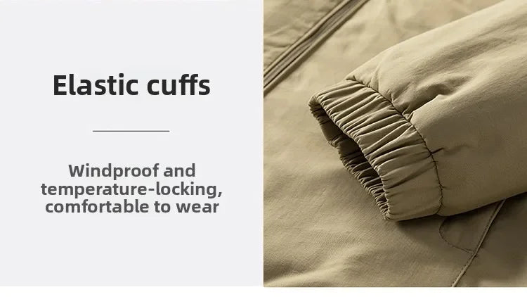 Winter Padded Workwear Jacket Men New Hot Cotton Puffer Jackets Men's Hooded Jacket Men's Cotton Parkas Men's Autumn Winter Coat