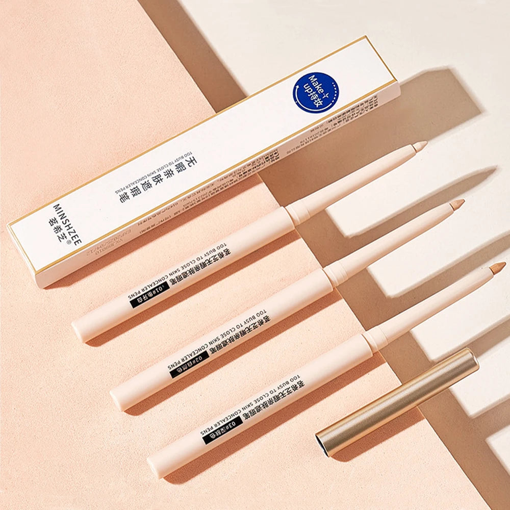 Matte Concealer Pen Full Coverage Face Acne Marks Foundation Cream Lasting Waterproof Moisturizing Eyebrow Lip Contouring Makeup
