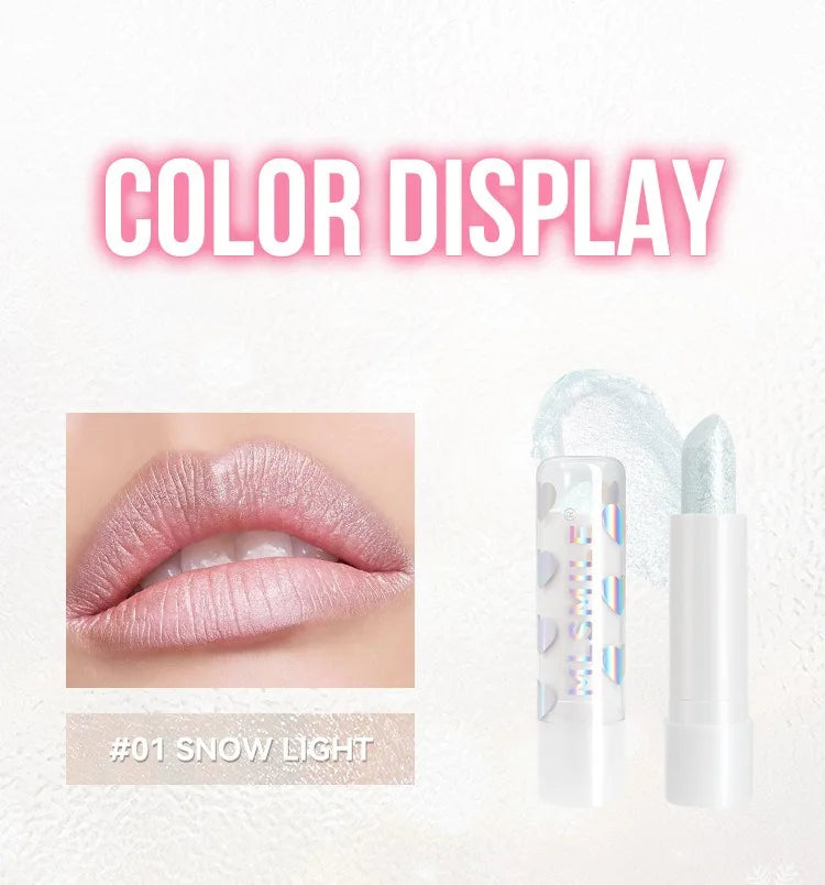 Diamond Metallic Pearlescent Lipstick Shiny Non-stick Cup Matte Velvet Waterproof Lip Stick Sexy Red White Lips Makeup Cosmetics