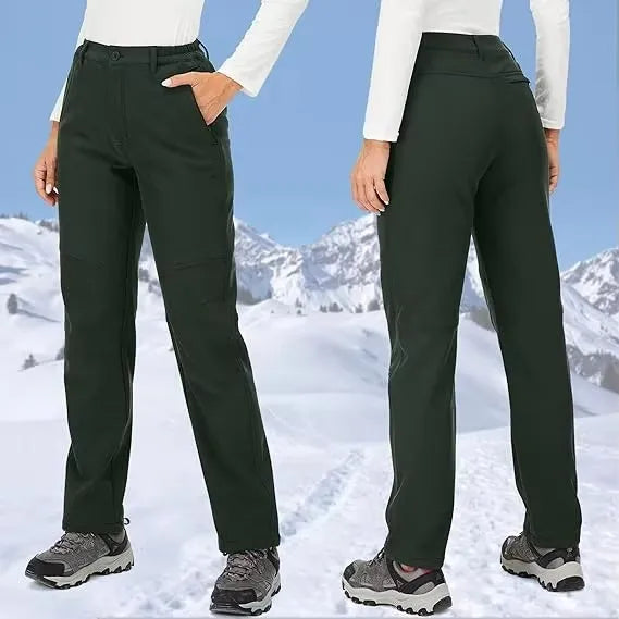 Women Winter Pants Are Warm, Waterproof, Windproof, Camping, Outdoor Travel, Mountain Climbing, Cycling, Sports Pants