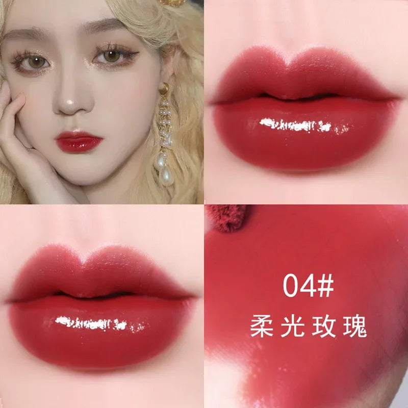 Glitter Moisturizing Mirror Lip Gloss Lasting Non-stick Cup Liquid Lipstick Red Nude Sexy Lip Tint Women Lips Makeup Cosmetics