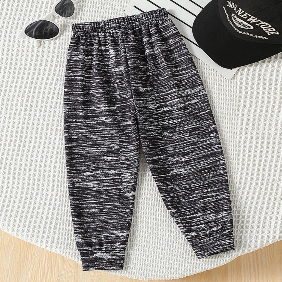 3/1 Piece Set Of Four Season Children's Sports Fashion Autumn Sweatpants For Boys And Girls Mixed With Multi Colored Harun Pants