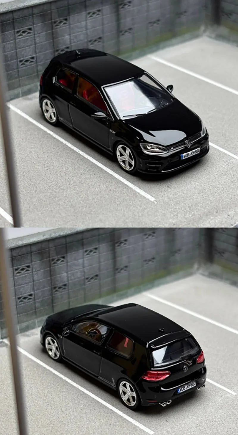 ZOOM 1:64 Scale VW Golf 7R 7 Generation Travel Car Alloy Car Model Classics Adult Souvenir Gift Static Display