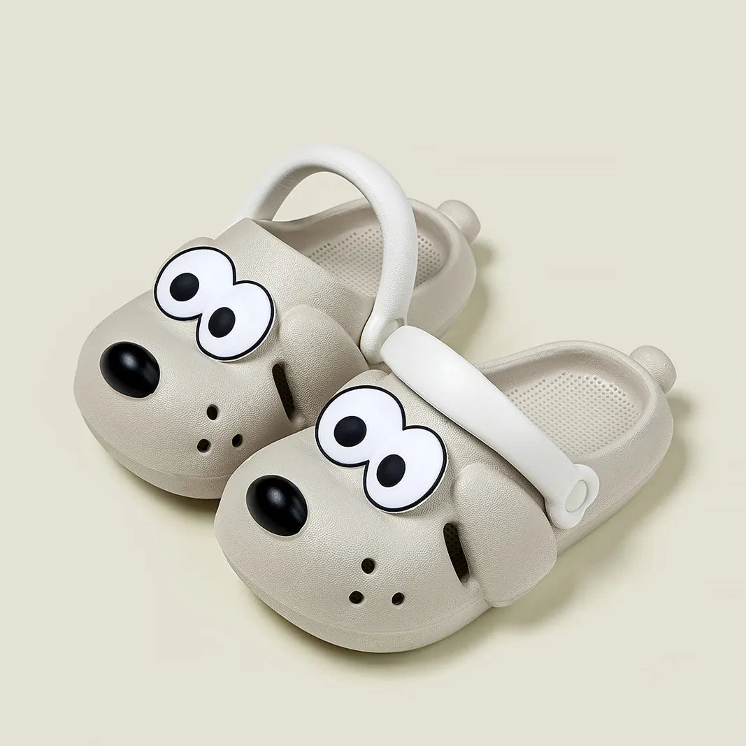 Kids Slipper Children's Hole Shoes New Cartoon Dog Animal Slipper EVA Baby Slippers Home Soft Anti-slip Girls' Slippers