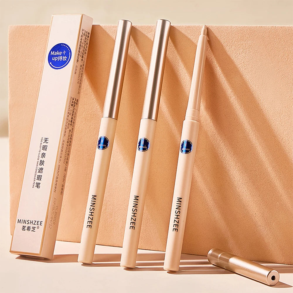 Matte Concealer Pen Full Coverage Face Acne Marks Foundation Cream Lasting Waterproof Moisturizing Eyebrow Lip Contouring Makeup