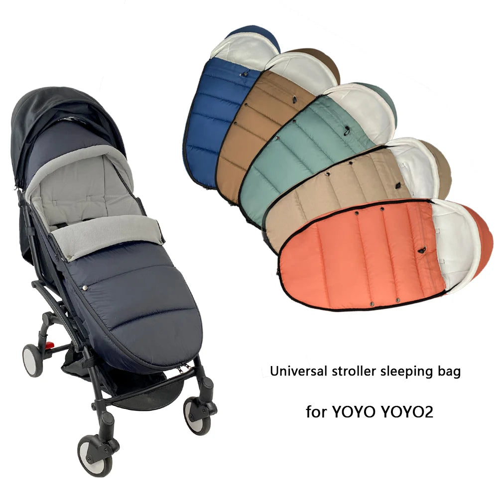 Universal 6-36M Winter Baby Stroller Footmuff Warm Sleep Sack Snowproof For Babytime yoyo2 Winter Baby Stroller Sleeping Bag