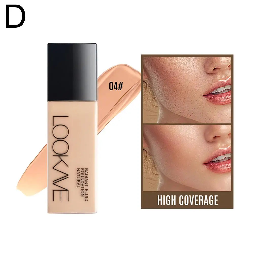 Concealer Waterproof Liquid Foundation For A Long Time Non-Irritating Natural & Even Matte Finish Perfect Nude Makeup