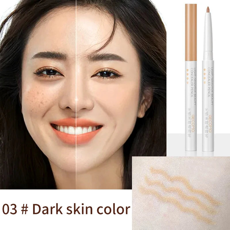 Matte Concealer Pen Full Coverage Face Acne Marks Foundation Cream Lasting Waterproof Moisturizing Eyebrow Lip Contouring Makeup