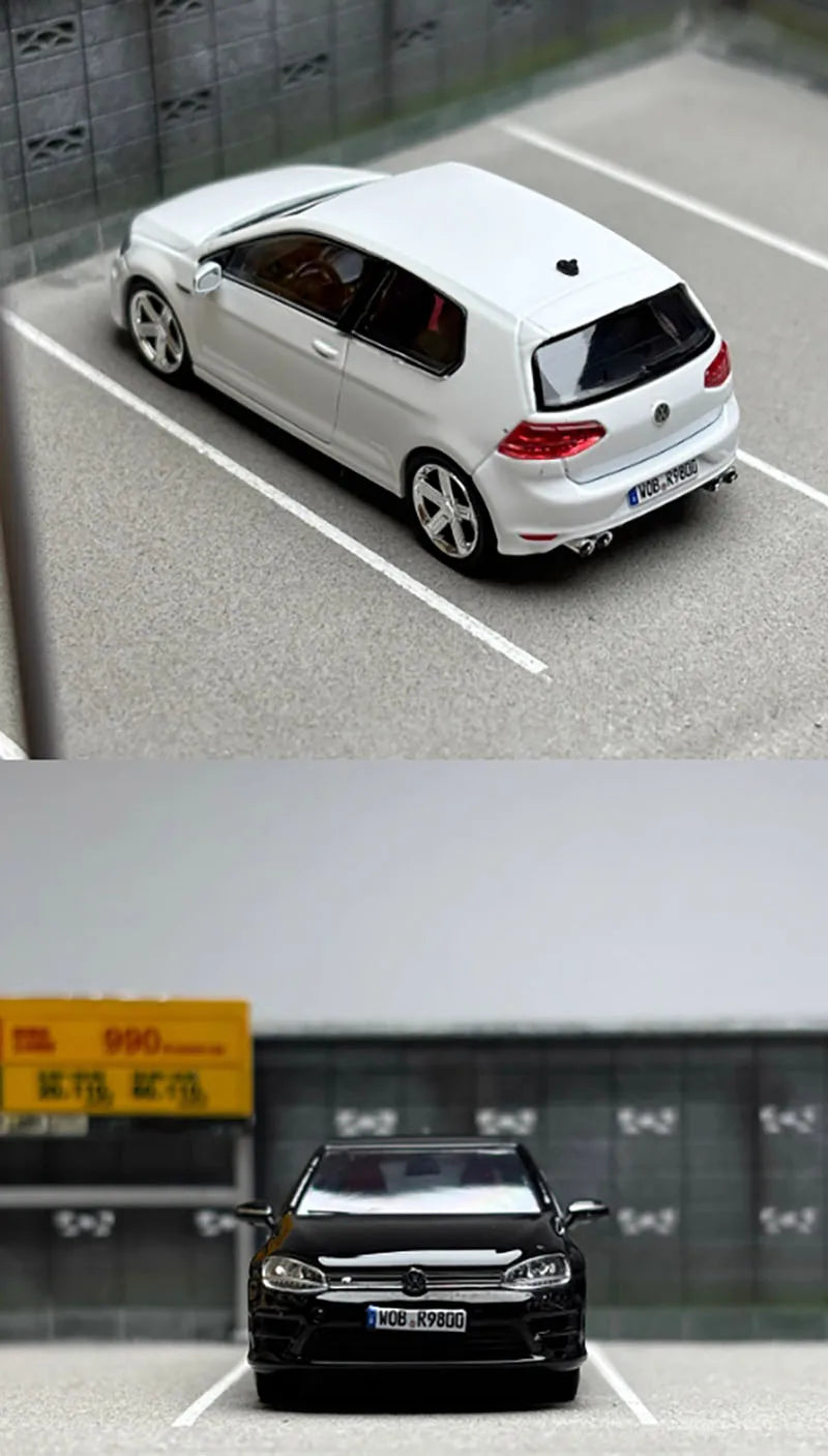 ZOOM 1:64 Scale VW Golf 7R 7 Generation Travel Car Alloy Car Model Classics Adult Souvenir Gift Static Display
