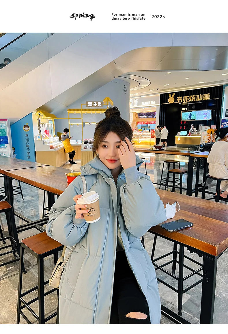 Winter Women's Cold Coat Parkas Hooded Long Padded Jacket Jacket Plus Size Super Hot Coat Cheap Wholesale Snow Outercoat Korean