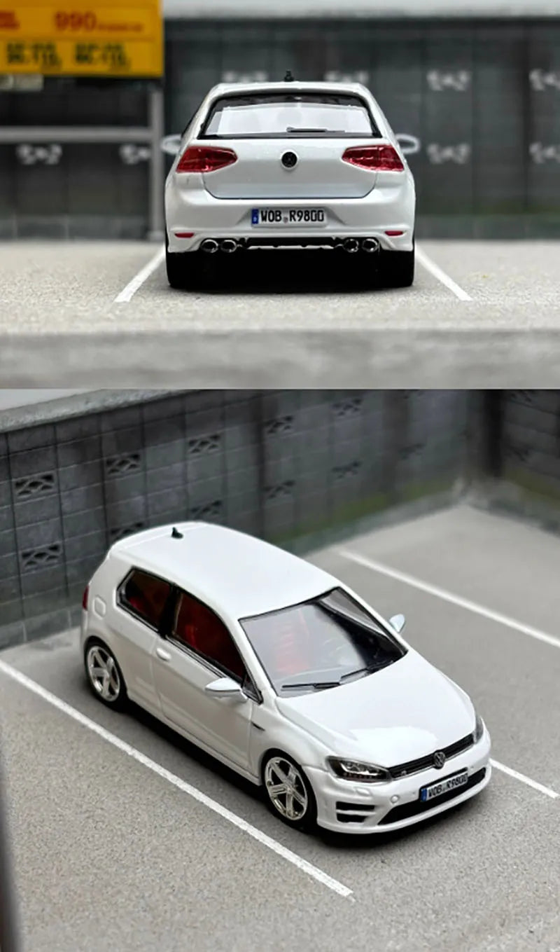 ZOOM 1:64 Scale VW Golf 7R 7 Generation Travel Car Alloy Car Model Classics Adult Souvenir Gift Static Display