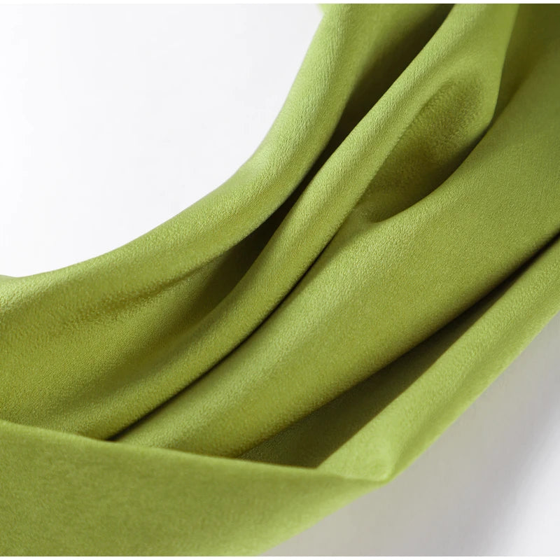 Sexy Satin Ribbon Party Dress Women Elegant Halter Backless Off Shoulder Sleeveless Female Dresses 2024 Summer Solid Robe Gown