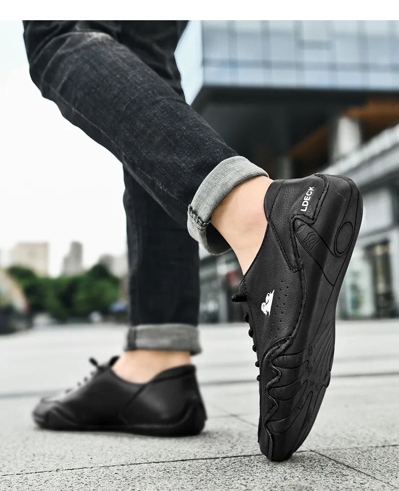 Men Casual Sneakers 2023 New In Ankle Boots Lace Up Males Shoes Fashion High Quality Loafers Men Luxury Casual Shoes Mocasines