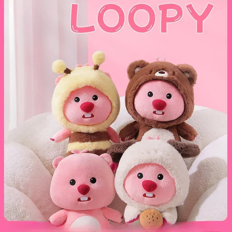 MINISO  LOOPY Series Doll Toys Children's Love Plush Doll Surprise Holiday Anniversary Room Decorations Pendant Ornament Gift