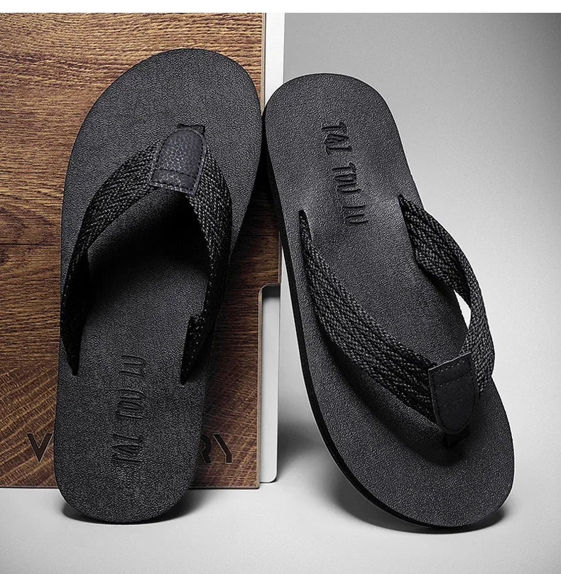 Mens Beach Flip Flops Flat Tong Slippers Men Summer Casual Shoes Breathable Lightweight Plus Big Size 49 50 51 52 Chanclas Playa