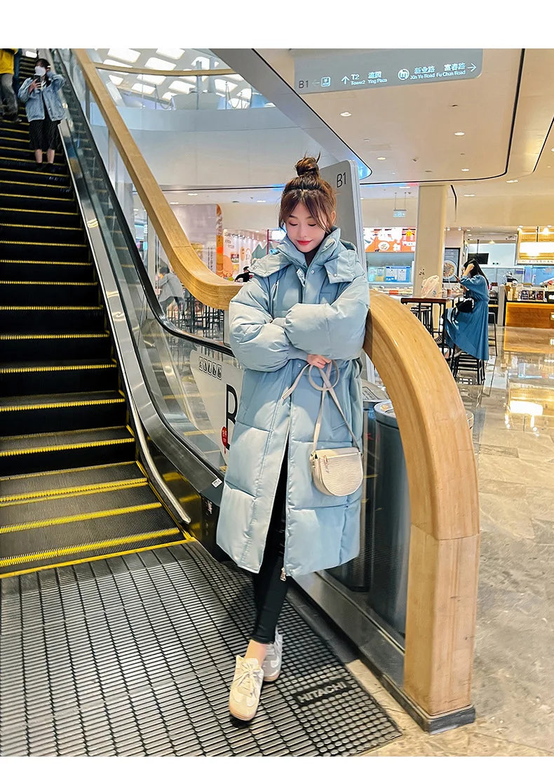 Winter Women's Cold Coat Parkas Hooded Long Padded Jacket Jacket Plus Size Super Hot Coat Cheap Wholesale Snow Outercoat Korean